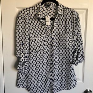 3/4-Long sleeved button down